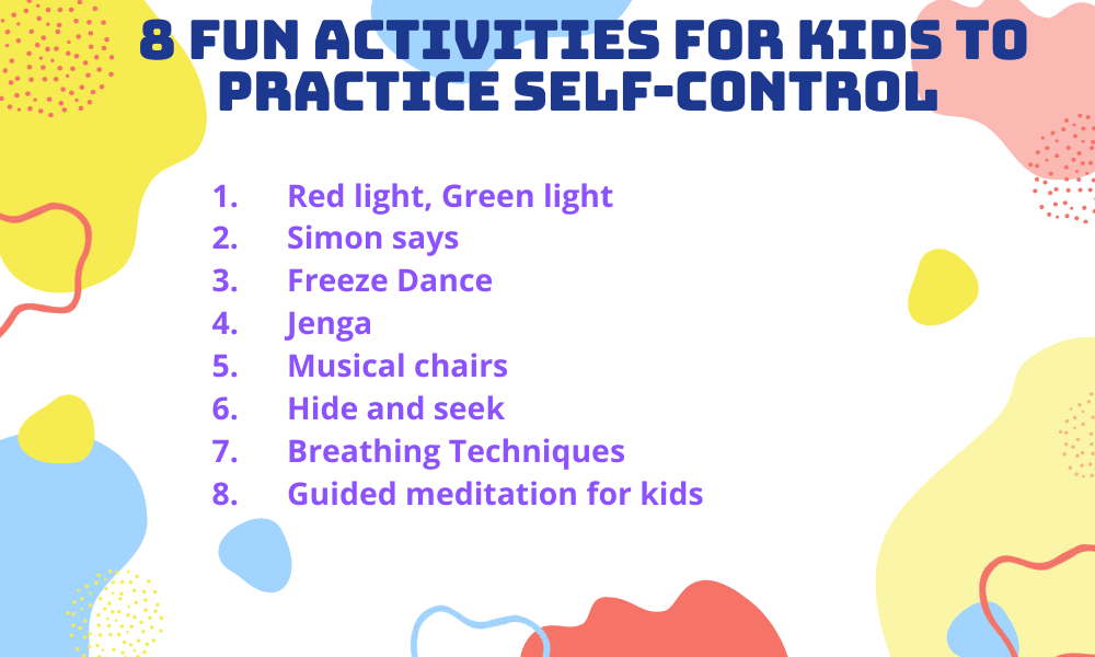 self -regulation activities for kids