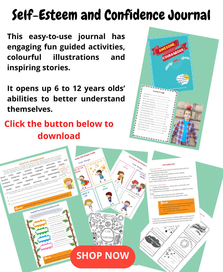 Self-Esteem and Confidence Journal for Kids