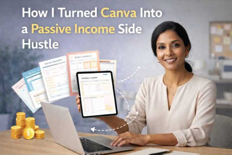 How I turned Canva into a Side Hustle