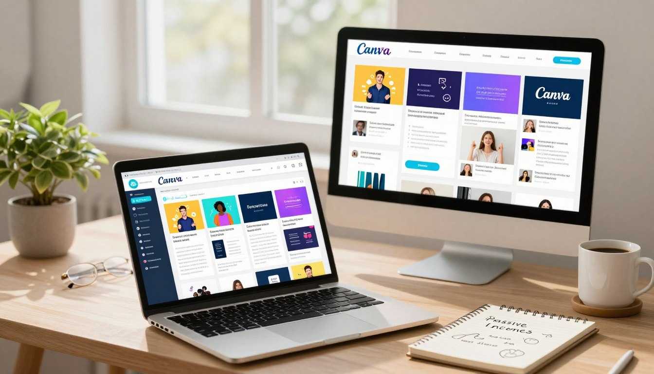 Canva side hustle for mums